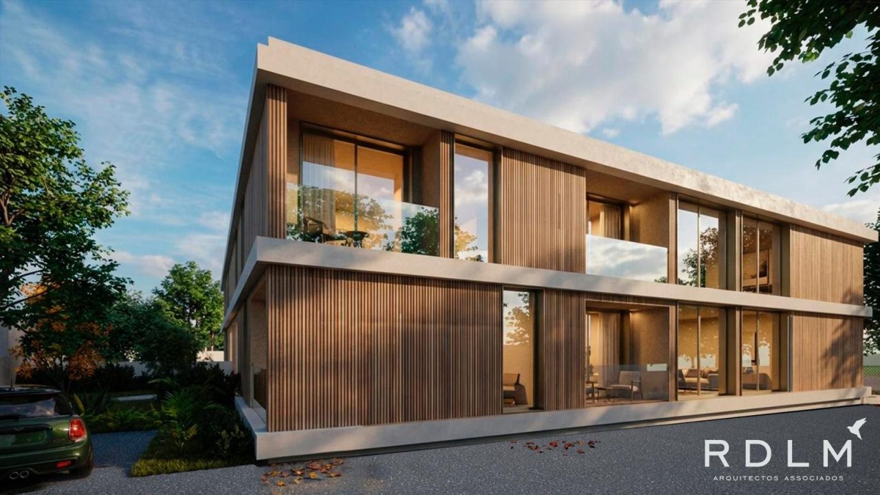 Cassufas Residences, em Anta, Espinho — imagem principal dos dois edifícios